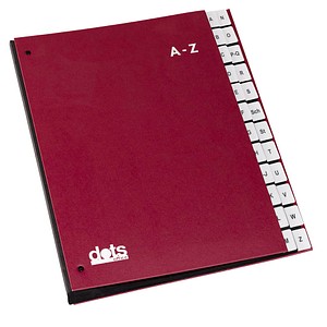 dots Pultordner A-Z rot