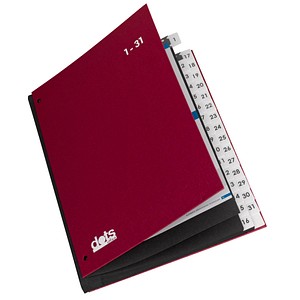 dots Pultordner 1-31 rot