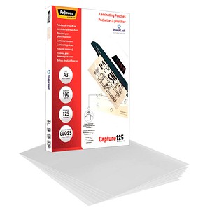 100 Fellowes Capture125 ImageLast Laminierfolien glänzend für A3