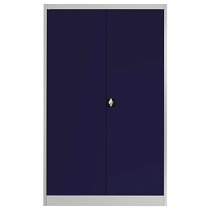 mauser Stahlschrank entero blau / grau 120,0 x 50,0 x 195,0 cm