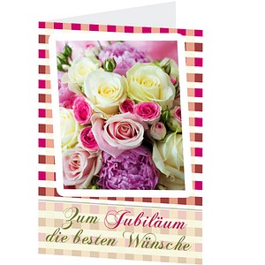LUMA Jubiläumskarte Rosen DIN B6