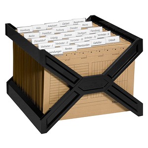 DURABLE Hängeregistraturkorb mit Mappen CARRY PLUS schwarz