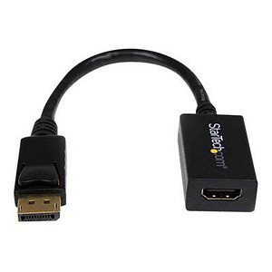 StarTech.com DisplayPort/HDMI Adapter DP2HDMI2 0,1 m schwarz