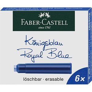 FABER-CASTELL Tintenpatronen Standa rd, königsblau (5660476)