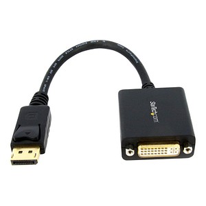 StarTech.com DisplayPort/DVI-I Adapter DP2DVI2 0,1 m schwarz