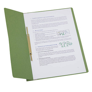 20 Einhakhefter Karton grün DIN A4