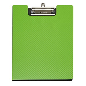 MAUL Schreibmappe MAULflexx, DIN A4, aus PP, grün/schwarz Klemmer an der kurzen