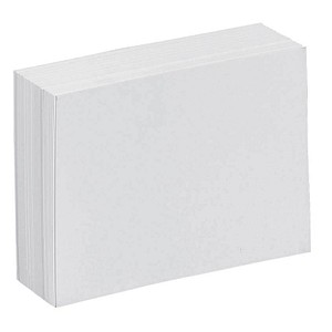 100 Karteikarten DIN A4 weiß blanko