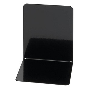 Buchstütze Metall schwarz breit 14x14x13cm, 1 Paar