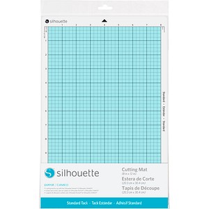 Silhouette CUT-MAT-8 Schneidematte für Schneideplotter normal klebend 203 x 305 mm (8  x 12 Zoll)