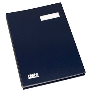 dots Unterschriftenmappe 20 Fächer blau