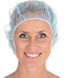 HYGONORM Baretthaube Bettina Light, 530 mm, blau