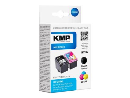 KMP Tintenpatrone ersetzt HP 303XL (T6N04AE, T6N03AE)
