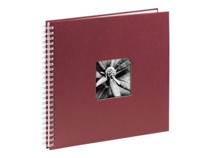 HAMA Fine Art  Spiral bordeaux 36x32 50 weiße Seiten       1967