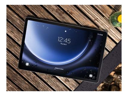 SAMSUNG Galaxy Tab S9 FE 5G Tablet 27,7 cm (10,9 Zoll) 128 GB grau