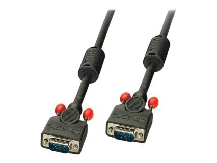 LINDY VGA Kabel M/M, schwarz 0,5m