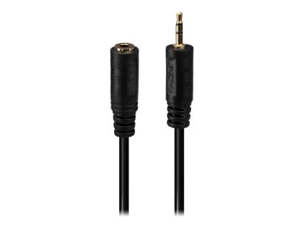 LINDY Audioadapterkabel 2,5M/3,5F  20cm-Kabel 2,5mm M/3,5mm F
