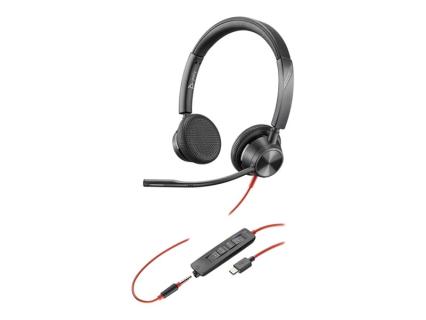 HP Poly Blackwire 3325 Stereo Microsoft Teams Certified USB-C Headset
