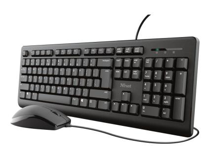 TRUST PRIMO TASTATUR AND MAUS SET DE