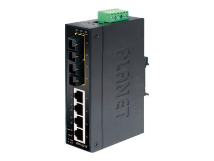 PLANET TECHNOLOGY Planet Industrial Fast Ethernet LWL Switch ISW-621T, 4x 100/1