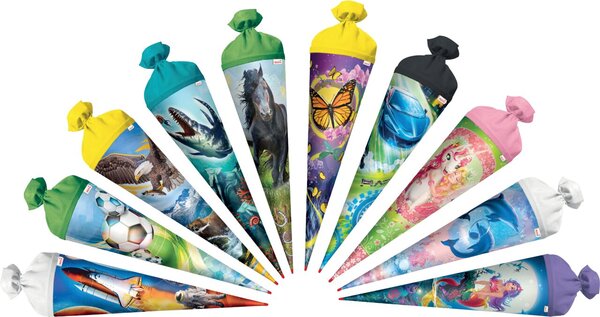 ROTH Schultüten-Sortiment, rund, 700 mm