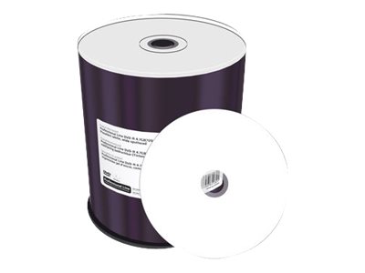 MEDIARANGE Professional Line - 100 x DVD-R - 4.7 GB 16x - weiß - mit Tintenstra