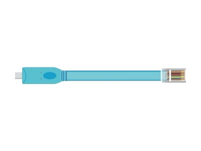  Seriell RS232 RJ45 St 3.0m blau