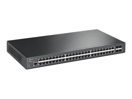 TP-LINK JetStream" 48-Port Gigabit L2+ Managed Switch with 4 10GE SFP+ SlotsPOR