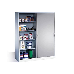 CP Stahlschrank 2159-00 lichtgrau 160,0 x 50,0 x 195,0 cm