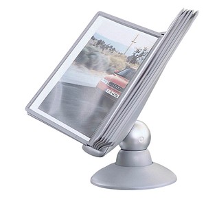 DURABLE Display-System SHERPA MOTION, Komplett-Set, graphit Sichtwendersystem, 