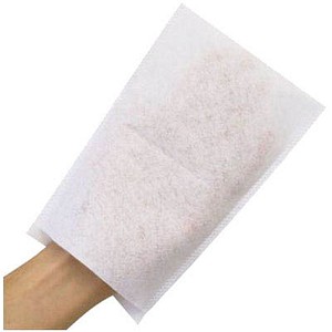 HYGOSTAR unisex Einmal-Waschhandschuh MOLTON weiß Einheitsgröße 50 St.