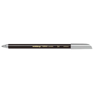 edding 1200 metallic colourpen Filzstift silber