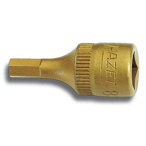 HAZET 1/4 Innen-6kant Steckschlüsseleinsatz Größe: 8,0 mm Länge: 28,0 mm