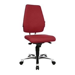 Topstar Bürostuhl Body Balance S30, SI99T21 rot, alu Stoff