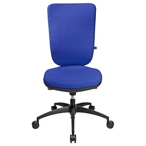Topstar Bürostuhl Soft Pro 100, NN400 T38 blau, schwarz Stoff