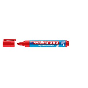 EDDING 4-383002 Flipchartmarker 383 Keilspitze 1 - 5 mm Rot 1 St.