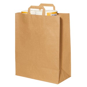 100 trodat Tragetaschen TÜTLE XL braun 32,0 x 41,0 cm