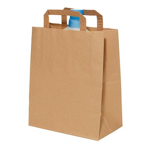 100 trodat Tragetaschen TÜTLE L braun 22,0 x 28,0 cm