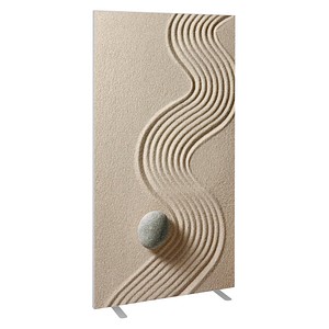 PAPERFLOW Trennwand easyScreen ES97005 Sand Motiv 94,0 x 173,2 cm