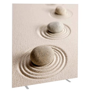 PAPERFLOW Trennwand easyScreen ES160005 Sand Motiv 160,0 x 173,2 cm