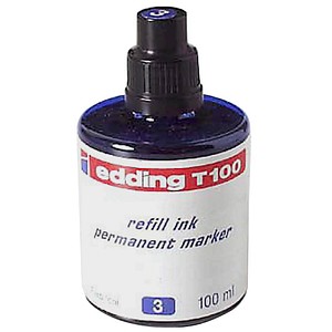 EDDING NACHFUELLTUSCHE T100 BLAU (4T100003)