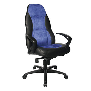 Topstar Chefsessel Speed Chair, SC20FTC6 blau, schwarz, schwarz Kunstleder