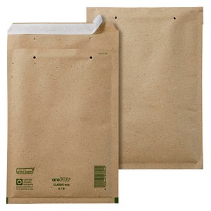 100 aroFOL® CLASSIC Luftpolstertaschen eco braun für DIN B5