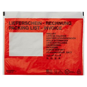500 docuFIX® CLASSIC Lieferscheintaschen eco Kunststoff DIN C5