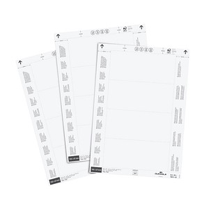 DURABLE 80 Einsteckschilder für Kennzeichnungstaschen; 1 Pack = 80 St.