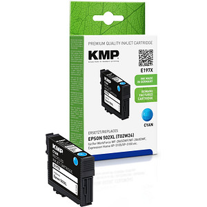 KMP Patrone Epson 502XL cyan 470 S. E197X remanufactured