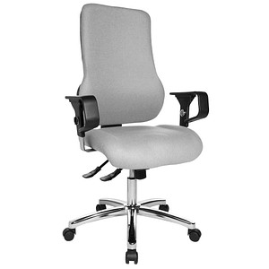 Topstar Bürostuhl Sitness 55, SD69X L53 grau, chrom Stoff