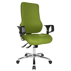 Topstar Bürostuhl Sitness 55, SD69X L55 grün, chrom Stoff