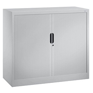 CP Omnispace Rollladenschrank silber 2 Fachböden 120,0 x 42,0 x 103,0 cm