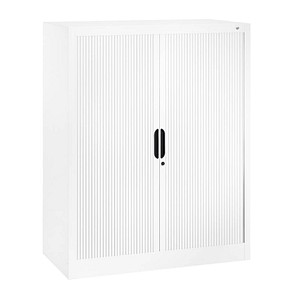 CP Omnispace Rollladenschrank verkehrsweiß 2 Fachböden 100,0 x 42,0 x 123,0 cm